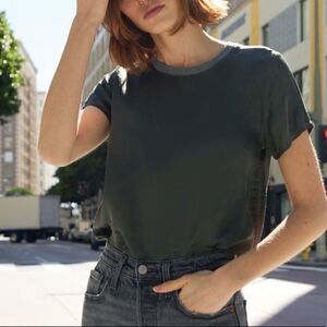 NATION LTD Marie Sateen Top XS GUC O477